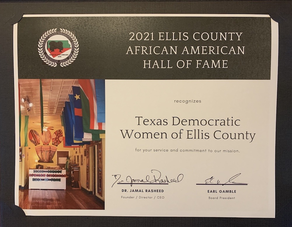 Ellis County African American Hall of Fame